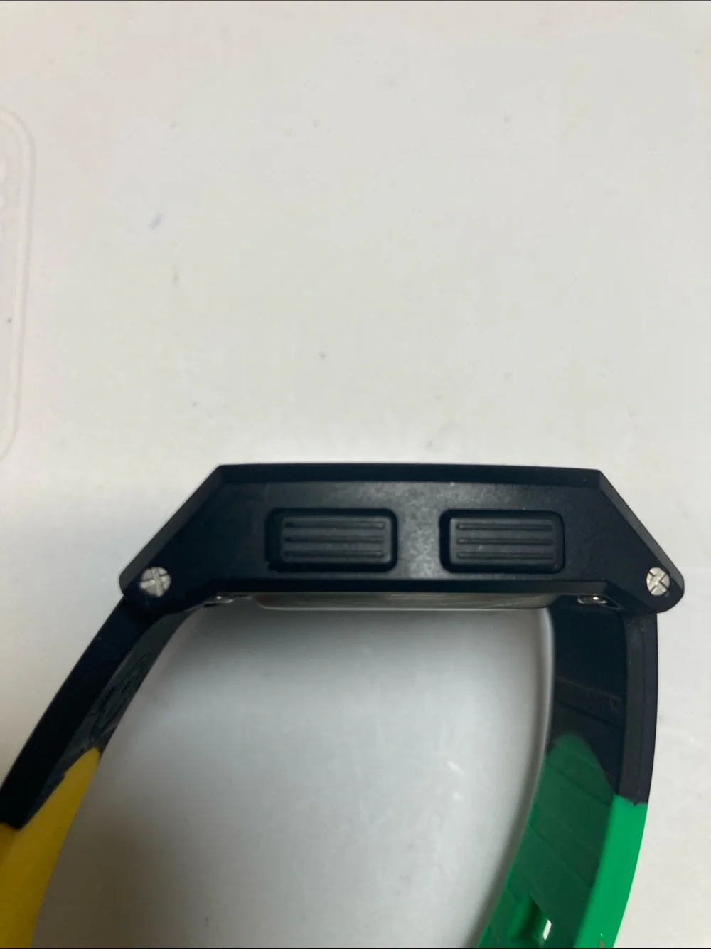 Nixon Base Tide, Rasta red green yellow color way, rare, new battery, Digital - Picture 10 of 16